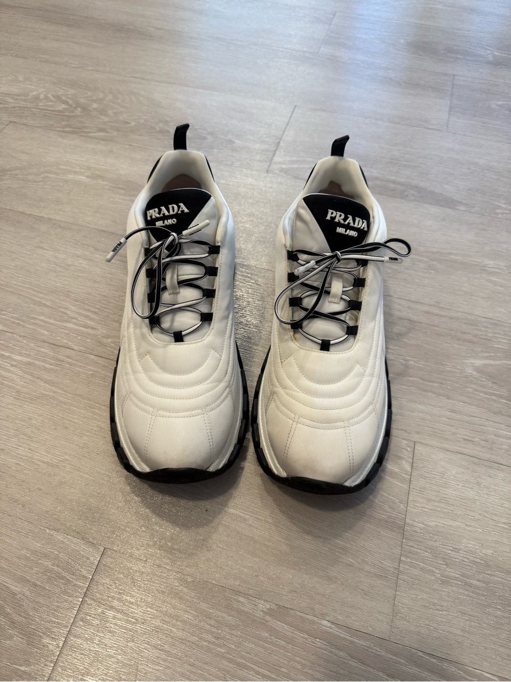 Prada Rush Bicolor Runner Sneaker